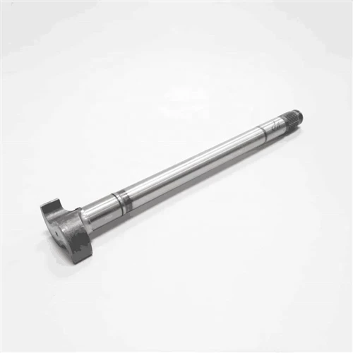 Can a poor surface finish on an axle camshaft cause premature wear?
